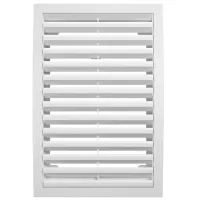 Вентиляционная решетка ЭРА 2030РР  Пластик / Белый